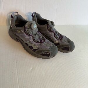 Vasque Gray Purple Boa Aether Tech Hiking Sneaker Womens 7.5 Gorpcore Outdoors